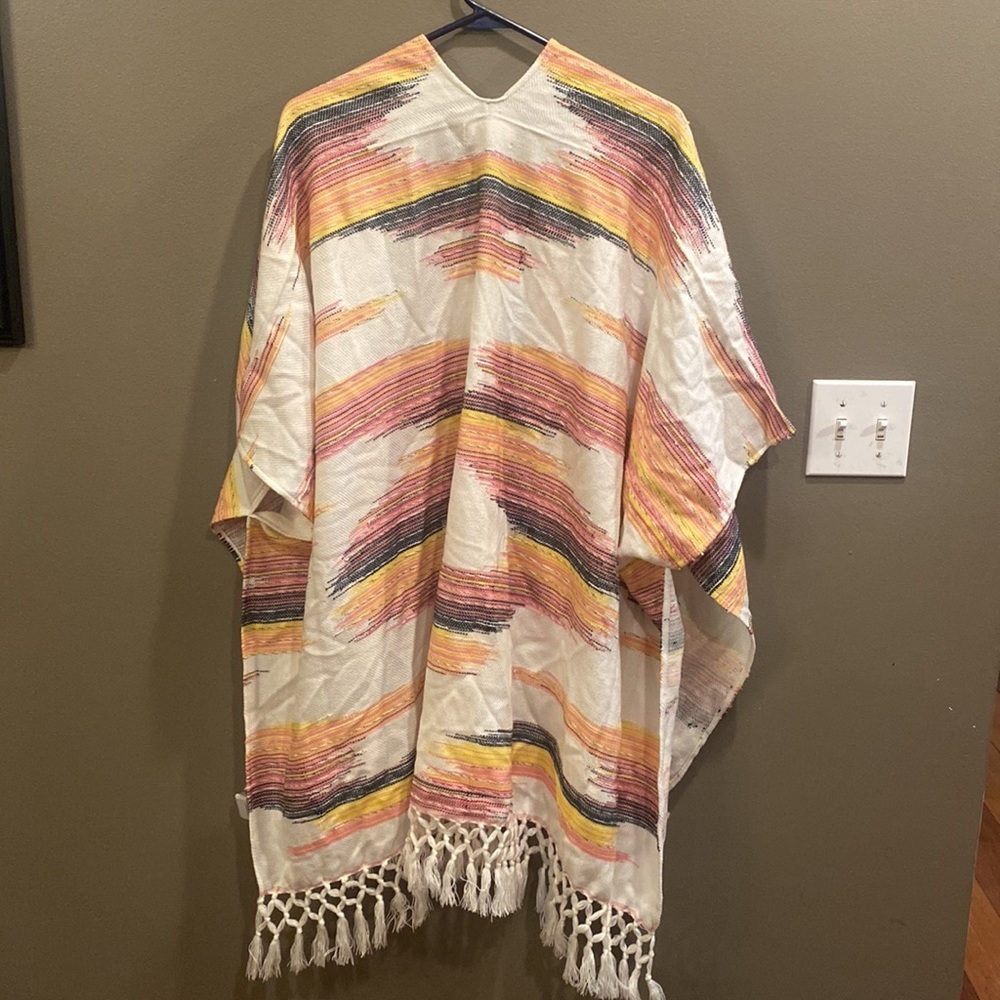 NWT Anthropologie Sunrise Embroidered Kimono | OS - Picture 7 of 9